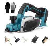 Rabot Sans Fil Compatible avec Makita 18V, Raboteuse Électrique Bois | Rabot Électrique 16500RPM Avec Largeur 82mm Et Profondeur 2mm, Outil Portable Pour Travaux De Menuiserie