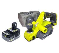 Rabot sans fil Ryobi R18PL-0 18 V 82 mm + 1 batterie 5,0 Ah - sans chargeur