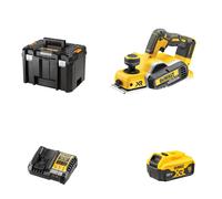 Rabot XR 18V DCP580NT-XJ + 1 batterie 18V 5 Ah + 1 chargeur DCB1104-QW DEWALT
