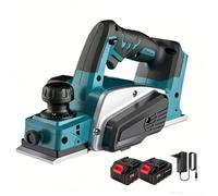 Raboteuse Électrique Sans Fil 21 V 15000 RPM Largeur de Rabotage 82 mm Raboteuse Électrique Portable pour Travail du Bois, Bricolage