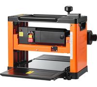 Raboteuse, table de travail de 330 mm de largeur, raboteuse électrique d'établi pour le travail du bois, tête de coupe en spirale avec 24 inserts, moteur puissant de 2000 W et 23500 tr/min, vitesse un