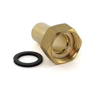Raccord 2 pièces bronze mâle cuivre Ø 22 écrou Ø 26/34 VIEGA