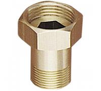 Raccord 2 pièces pour compteur écrou Ø 15x21 douille Ø 15x21 BRICOZOR