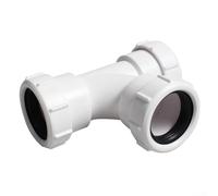 Raccord 3 voies en plastique pour tuyaux de drainage standard de 40 mm offrant une étanchéité fiable et un processus de montage sans colle