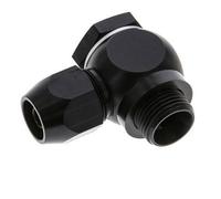 Raccord à compression coude en aluminium 12x6mm & G3/8'' avec filetage mâle 10 bar PVC et PA