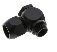 Raccord à compression coude en aluminium 20x13mm & G1/2'' avec filetage mâle 10 bar PVC et PA