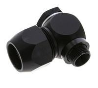 Raccord à compression coude en aluminium 20x13mm & G3/8'' avec filetage mâle 10 bar PVC et PA