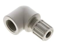 Raccord à compression coude en PP 8x6mm & G3/8'' avec filetage femelle 10 bar