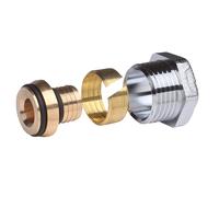 Raccord à compression Danfoss pour tubes Alupex 16 x 2 mm G 1/2" chromé (013G4200)
