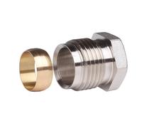 Raccord à compression Danfoss pour tubes en acier et en cuivre 15 mm G 1/2" (013G4115)