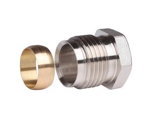 Raccord à compression Danfoss pour tubes en acier et en cuivre 15 mm G 1/2" (013G4115)