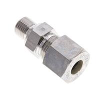 Raccord à compression droit 1/4'' NPT mâle x 10S en acier inoxydable 630 Bar DIN 2353