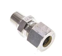 Raccord à compression droit 1/4'' NPT mâle x 12L en acier inoxydable 315 Bar DIN 2353
