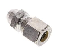 Raccord à compression droit en acier inoxydable 10L et 14mm avec embout à souder 315 bar ISO 8434-1