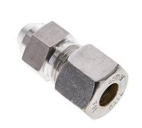 Raccord à compression droit en acier inoxydable 10S & 15mm avec embout à souder 450 bar ISO 8434-1