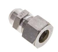 Raccord à compression droit en acier inoxydable 15L et 19mm avec embout à souder 315 bar ISO 8434-1