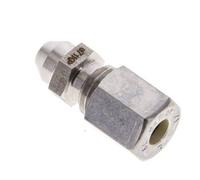 Raccord à compression droit en acier inoxydable 6L & 10mm avec embout à souder 315 bar ISO 8434-1
