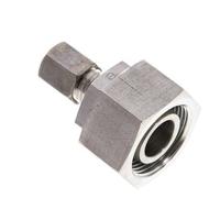 Raccord à compression droit en acier inoxydable 6L & 18L avec pivot 315 bar Cône d'etancheite FKM O-ring ISO 8434-1