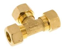 Raccord à compression en Té en laiton 18mm 67 Bar DIN EN 1254-2