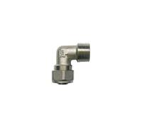 SOMATHERM Raccord a Compression Multicouche - Coude Male - O16 Filetage 1-2 -