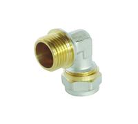 SOMATHERM Raccord a Compression Multicouche - Coude Male - O16 Filetage 1-2 -