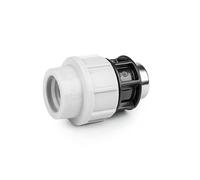 Raccord à compression PN16 pour PE 20 mm fileté 3/4" femelle (Lot de 2)