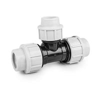 Raccord à compression Té réduit PN16 pour tube PE 32-20-32 mm
