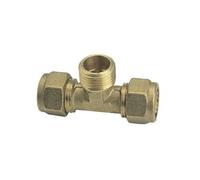 Raccord A Compression Tube Per Ø16 - Té Mâle 1/2""(15/21) - Somatherm