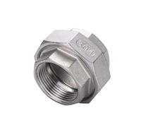Raccord à Joint sous tension en acier inoxydable 304, 1 pièce, 1/4 "3/8" 1/2 "3/4" 1 "1-1/4" 1-1/2 "BSP, filetage mâle femelle, raccord de tuyau moulé