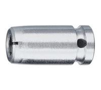 Raccord à prise de force à 6 pans 1/4'', entraînement à 4 pans 1/4'', avec segment d'arrêt, Long. totale : 25 mm G
