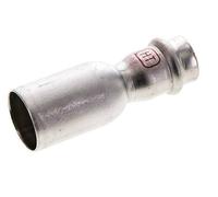 Raccord à sertir - 18mm Femelle & 28mm Mâle - Acier inoxydable