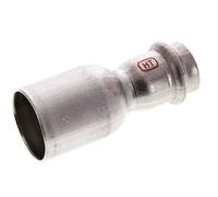 Raccord à sertir - 22mm Femelle & 35mm Mâle - Acier inoxydable