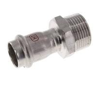Raccord à sertir - 22mm Femelle & R 1'' Mâle - Acier inoxydable