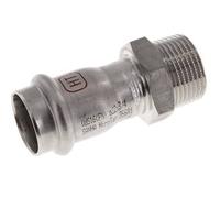Raccord à sertir - 22mm Femelle & R 3/4'' Mâle - Acier inoxydable