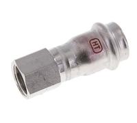 Raccord à sertir - 22mm Femelle & Rp 1/2'' Femelle - Acier inoxydable
