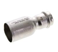Raccord à sertir - 28mm Femelle & 42mm Mâle - Acier inoxydable