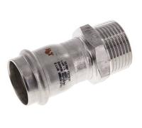 Raccord à sertir - 28mm Femelle & R 1'' Mâle - Acier inoxydable