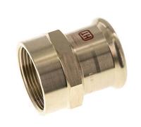 Raccord à sertir - 42mm Femelle & Rp 1-1/2'' Femelle - Alliage de cuivre