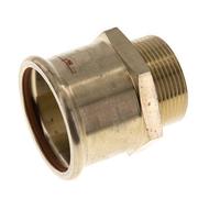Raccord à sertir - 54mm Femelle & R 1-1/2'' Mâle - Alliage de cuivre