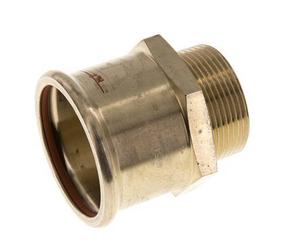 Raccord à sertir - 54mm Femelle & R 1-1/2'' Mâle - Alliage de cuivre