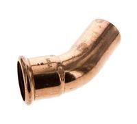 Raccord à sertir coude 45deg - 42mm Femelle & 42mm Mâle - Alliage de cuivre