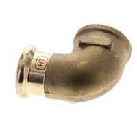 Raccord à sertir coude 90deg - 22mm Femelle & Rp 3/4'' Femelle - Alliage de cuivre