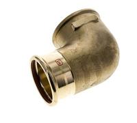 Raccord à sertir coude 90deg - 54mm Femelle & Rp 2'' Femelle - Alliage de cuivre