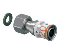 raccord à sertir - ecrou libre femelle - s-press plus - 20 vers 1/2 - uponor 1070604