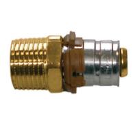 raccord à sertir - filetage mâle - 33 x 42 - diamètre 40 mm - uponor 1064147