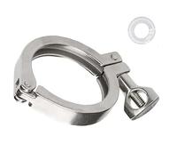 Raccord à trois pinces en acier inoxydable 304 | Plusieurs tailles, 304 SUS, for les produits laitiers et la transformation : connexions(76mmx91mm)
