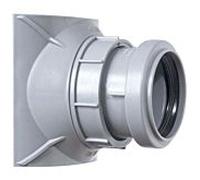 branchement à vis Airfit 29050AZ DN 90 x 50, gris, en polypropylène