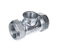 Raccord à vis Gebo série 150 01.150.04.06 60,3 mm x 2" x 60,3 mm, pour tube en acier