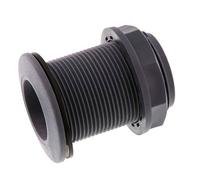 Raccord à vis pour robinets de vidange G1 1/2'' DN34.5 Bulkhead Polypropylène (pp) EPDM 10bar (140.5psi) FDA