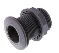 Raccord à vis pour robinets de vidange G1 1/4'' DN13 Bulkhead Polypropylène (pp) EPDM 10bar (140.5psi) FDA